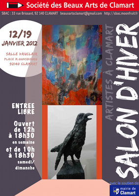 affiche salon hiver 2012