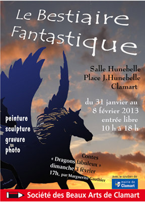 affiche du bestiaire fantastique