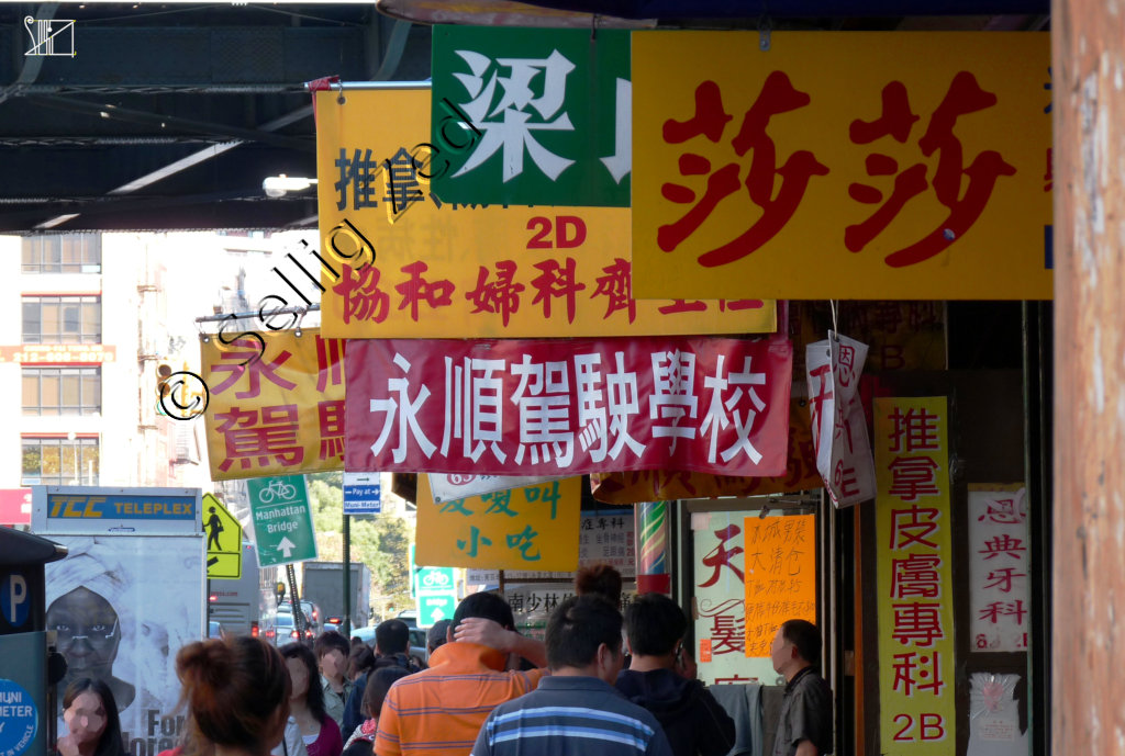 En files indiennes à China Town