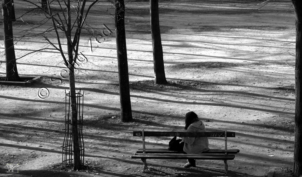 Aux ombres longues, tu vagabondes